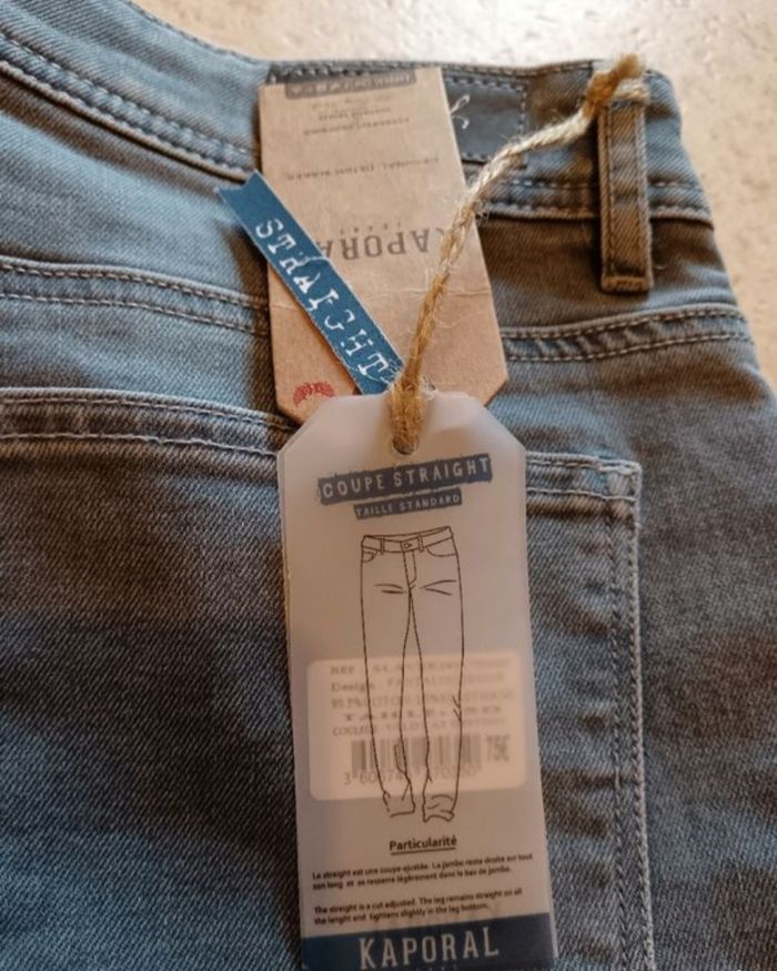 Jeans kaporal straight 40 - photo numéro 6