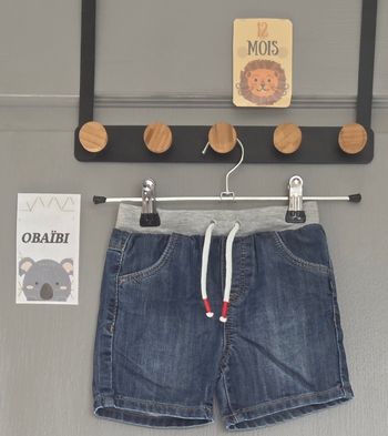 Short garçon 12 mois