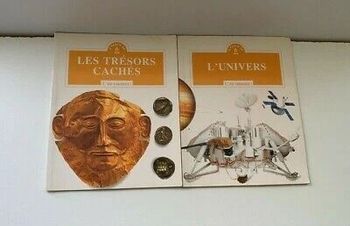 Lot de 2 livres Les trésors cachés - L'Univers - C'est fabuleux