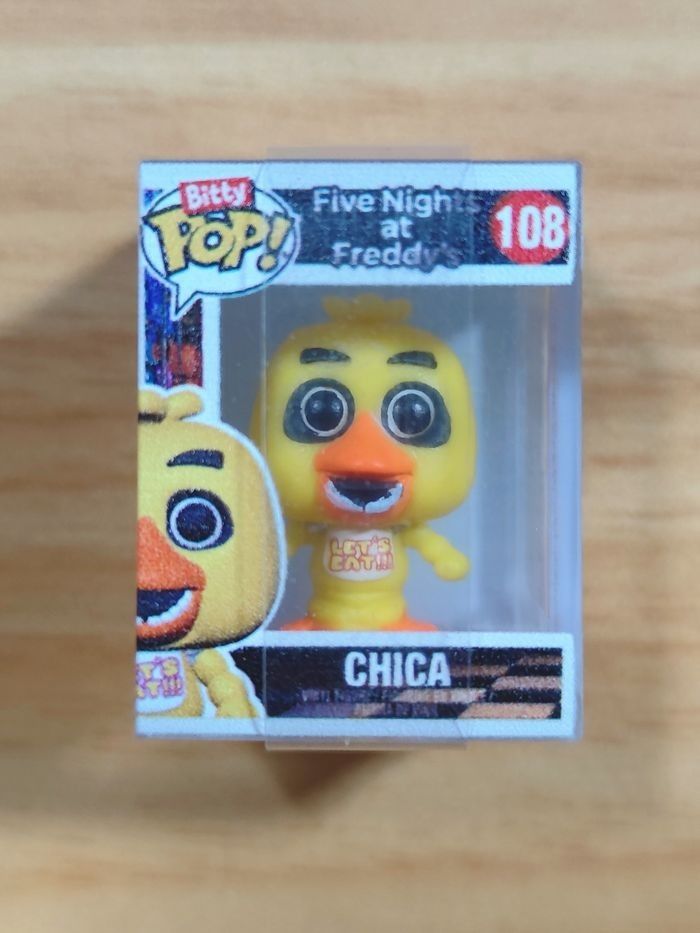 Lot De 3 Bitty Pop! FNAF - Chica 108 / Nightmare Chica 216 / Baby 226 - photo numéro 2