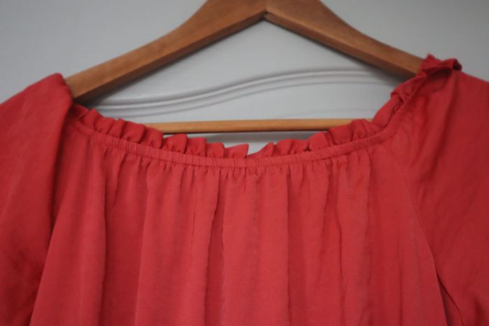 Robe longue corail - Kiabi - L - photo numéro 4