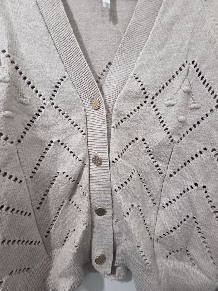 Gilet Crème - photo numéro 2