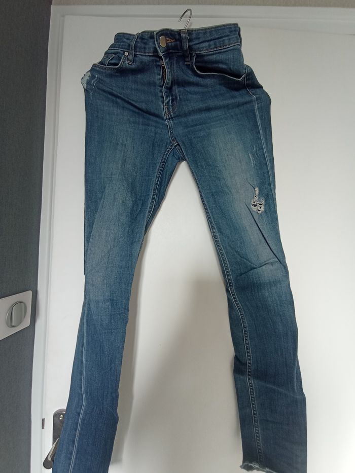 Jean skinny bleu - photo numéro 3