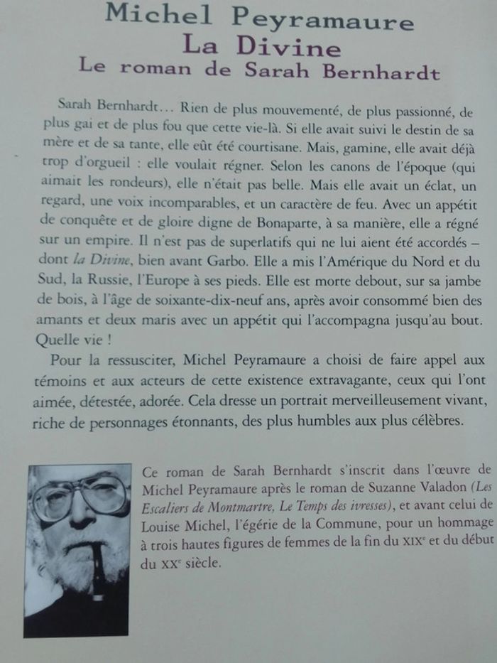 Michel Peyramaure - La divine - photo numéro 3