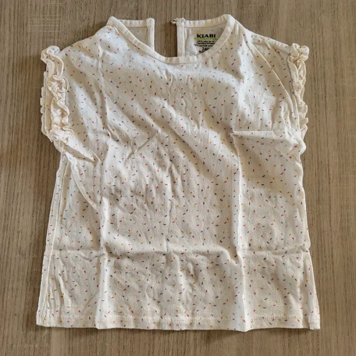 Tee-shirt à motifs sans manches 24 mois