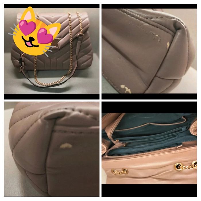 Sac a main marron
Légèrement abîmé en dessous