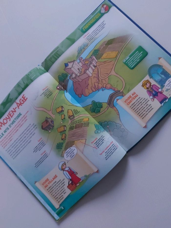 Livre Playmobil "Aventures de l'histoire" Les chevaliers du Moyen-Âge - photo numéro 2