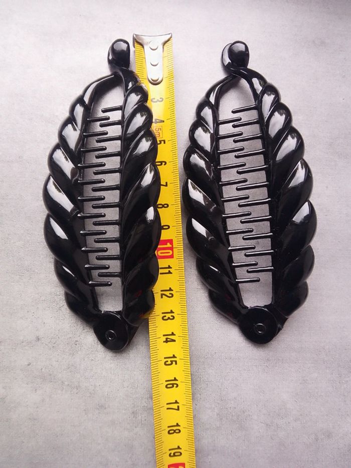 Lot de 2 barrettes noires - photo numéro 2