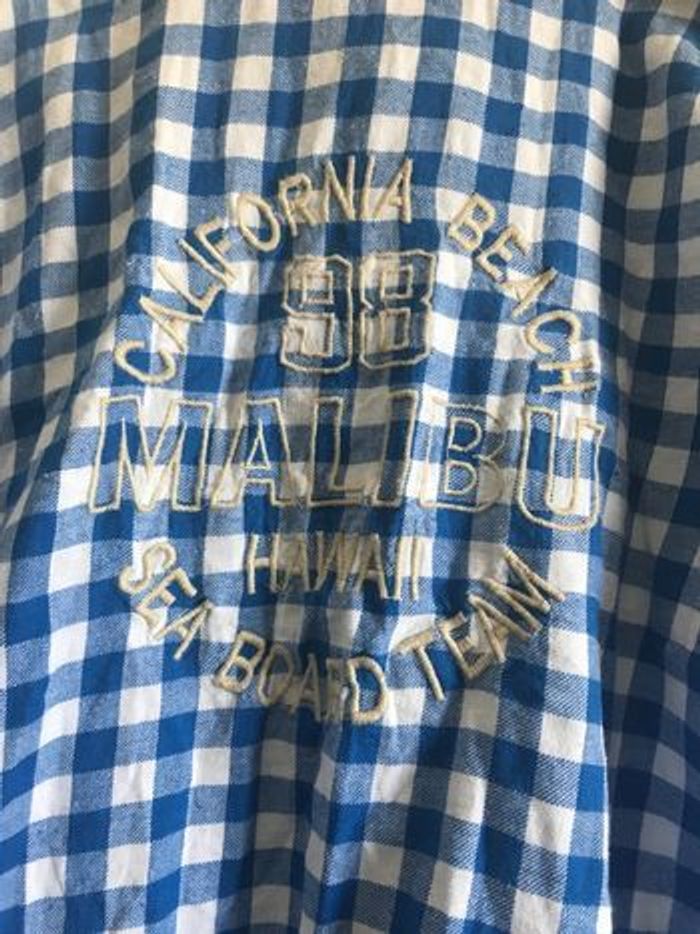 garçon 14ans chemise npo bleu à carreaux très bon état - photo numéro 6