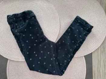 Pantalon velours étoilé - 6 ans