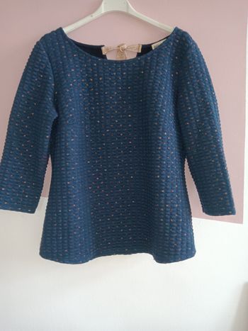 Pull fin manches 3/4