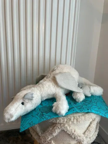 Peluche Jellycat Snow Dragon Large 🤍🐉