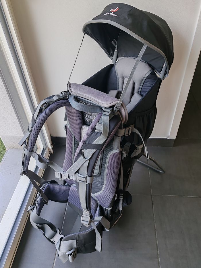 Porte bébé randonnée Deuteur Kid Comfort Plus Version Récente avec Reposes pieds