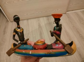 Décoration pirogue africaine