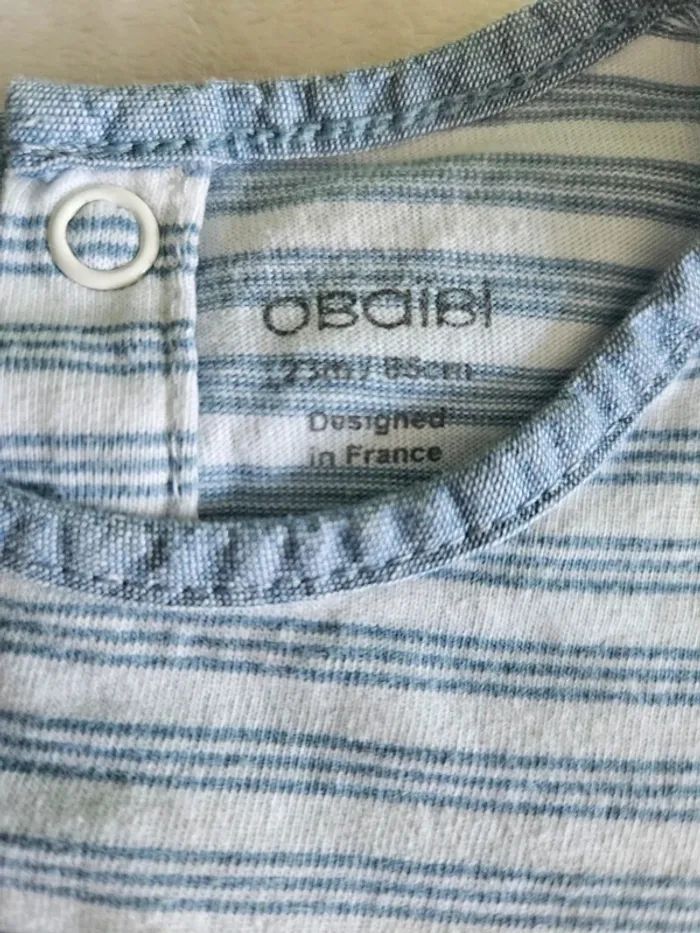 2 combishort/barboteuse obaïbi 23 mois 86cm - photo numéro 3