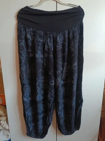 Pantalon Aladin noir et gris