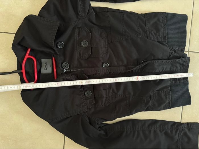 Veste only noir à grand col - photo numéro 6