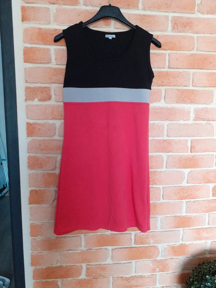Robe droite rayée - T. 12 ans