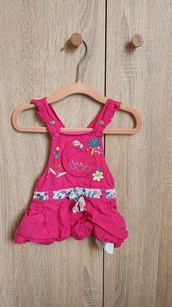 Salopette robe bébé fille – Du Pareil au Même – 3 mois