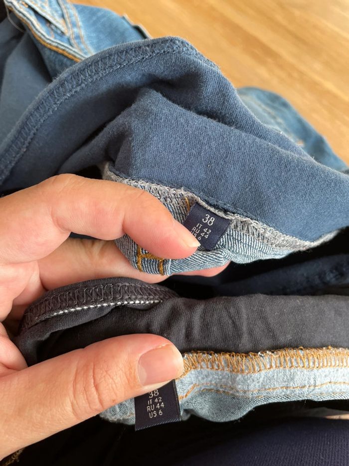 Lot de 2 jeans de grossesse - photo numéro 3