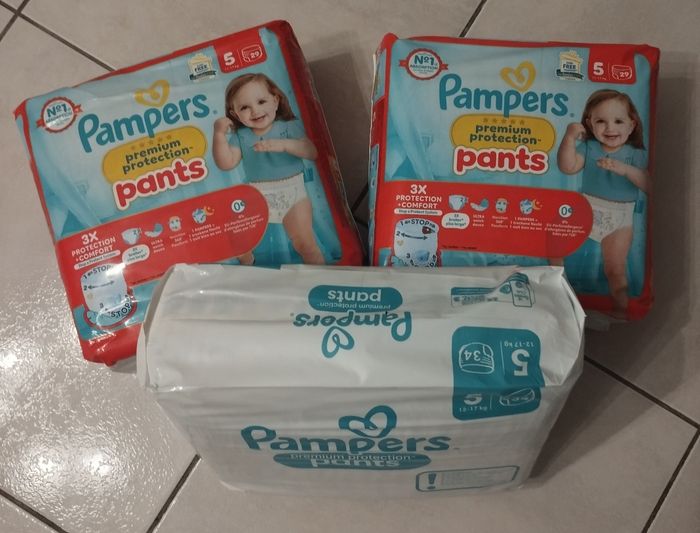 Lot pants Pampers premium protection T5