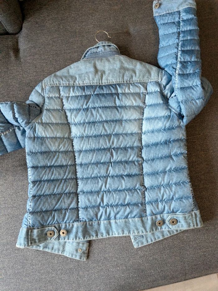 Doudoune jott femme taille M jean et doudoune bleue - photo numéro 3