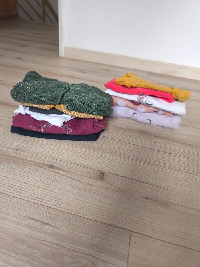 Lot vêtements hiver fille taille 6mois - photo numéro 7