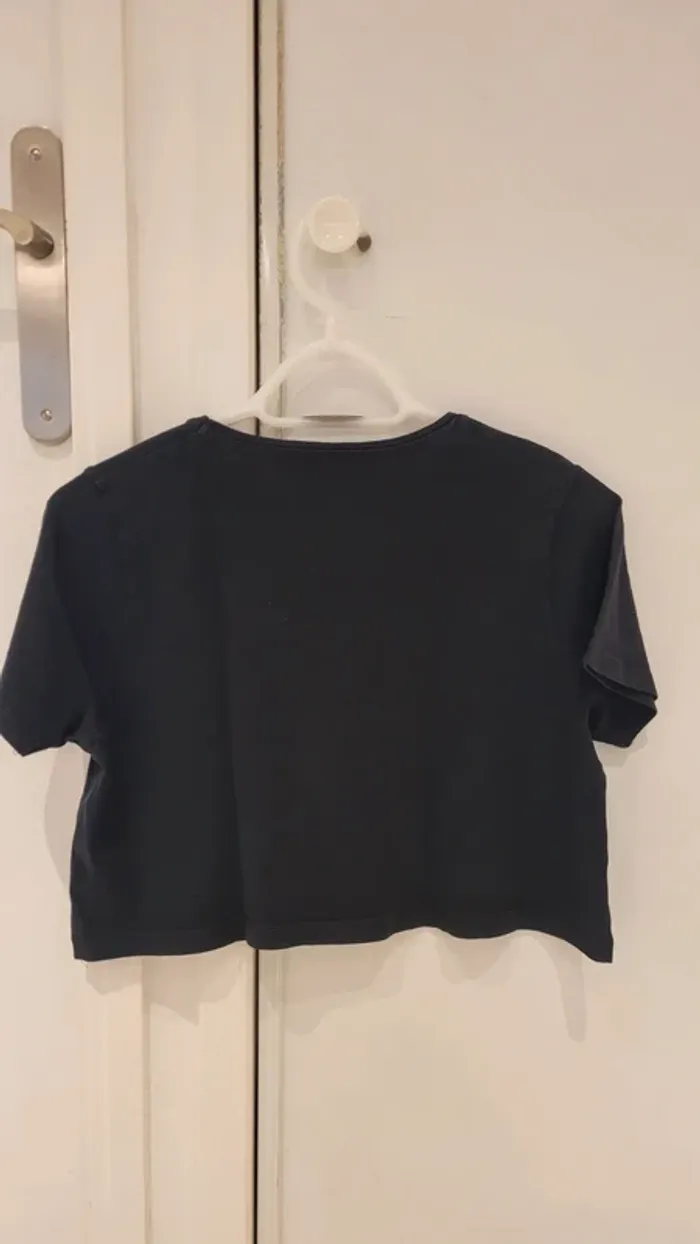 T-shirt crop-top 100% coton - photo numéro 2