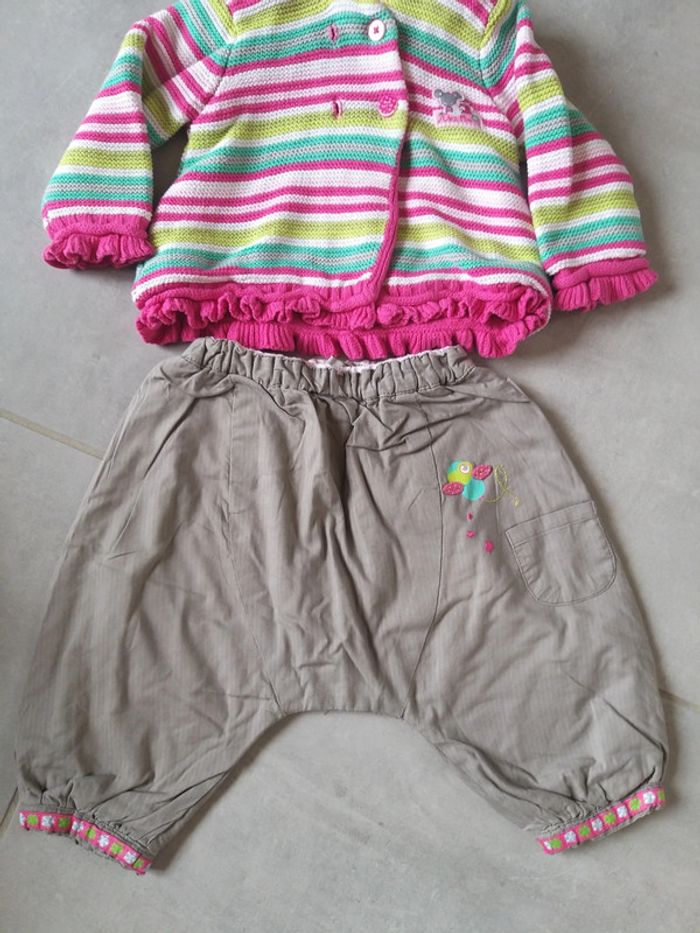 Ensemble pantalon et veste en 12 mois - photo numéro 3