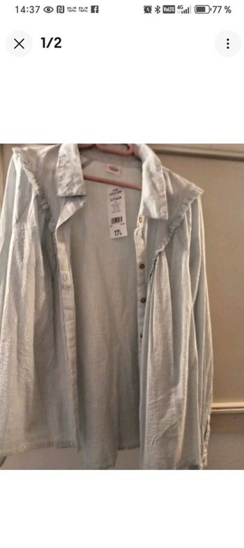 Chemise tape à l'œil fille