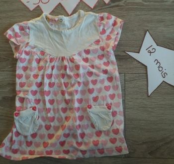 Robe cœurs 12 mois