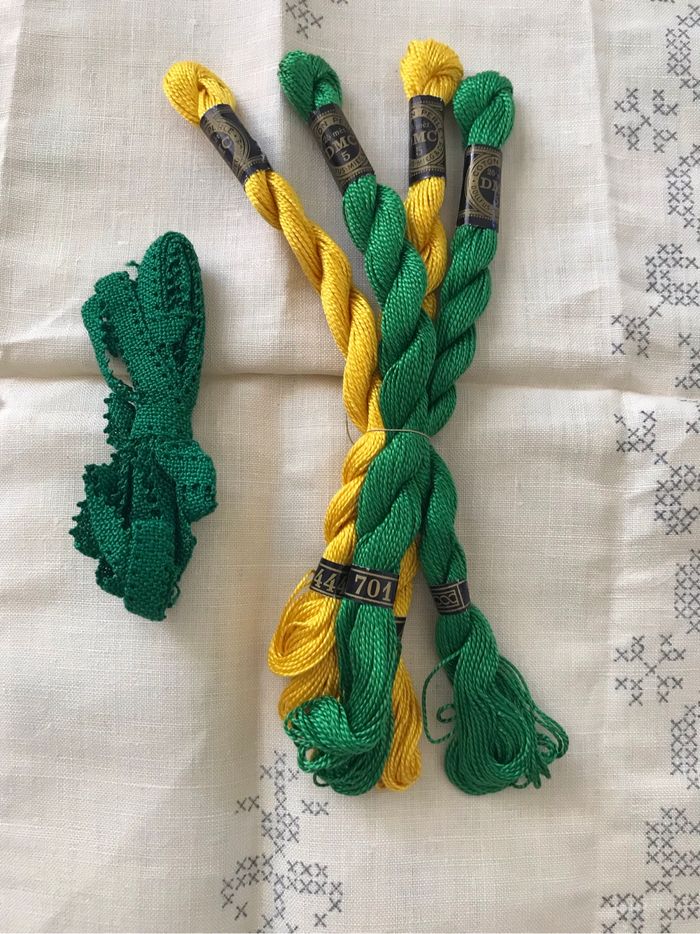 Kit broderie pour napperon - photo numéro 3
