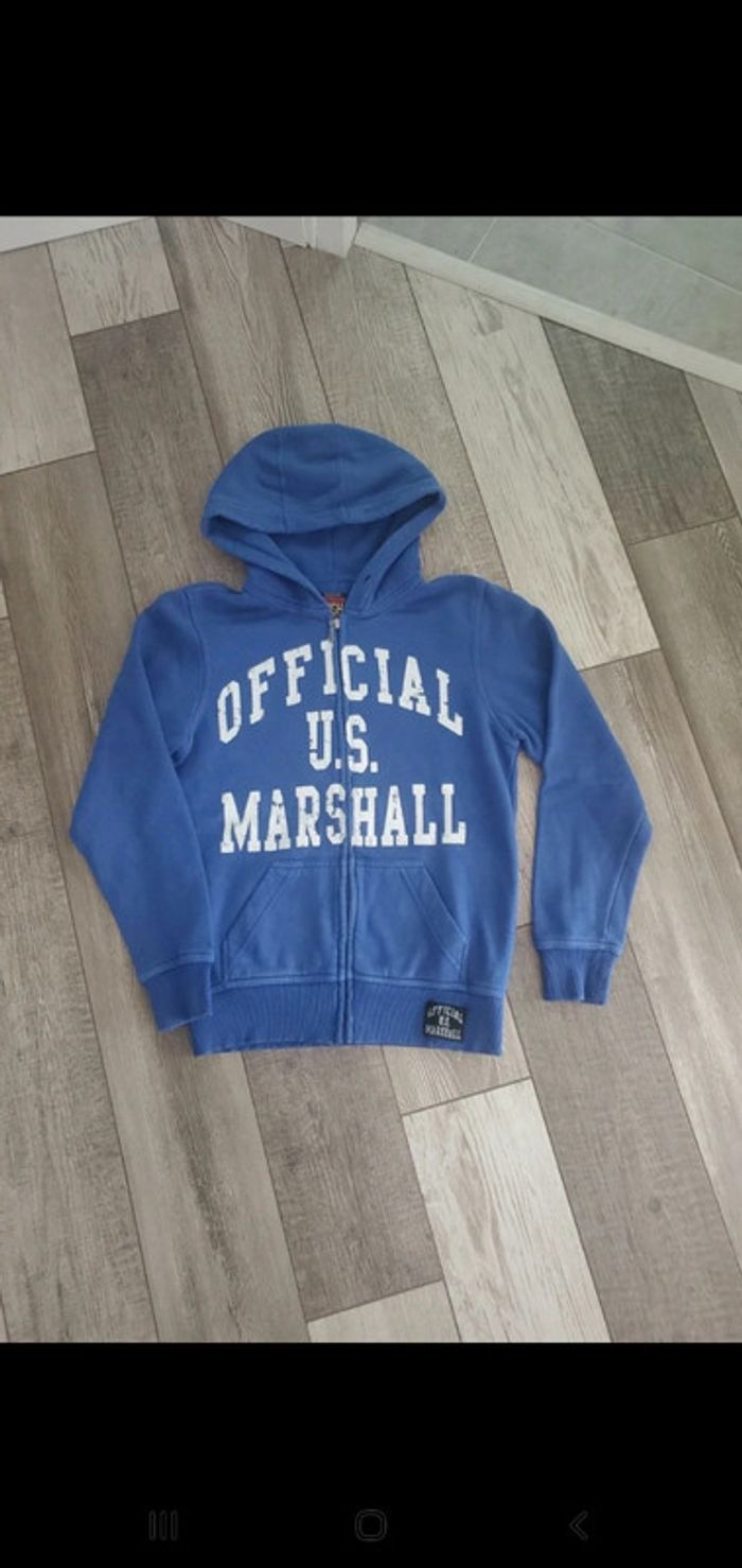 Veste à capuche bleue - U.S. Marshall - taille XS