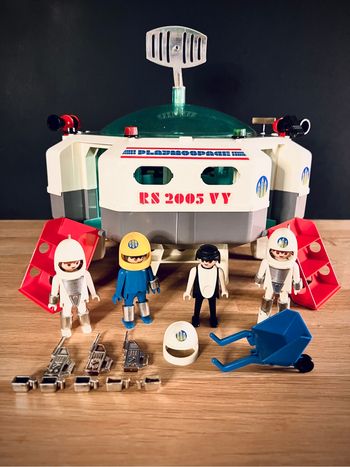 Playmobil - Navette Playmospace Station spatiale 3536 - Vintage 1980