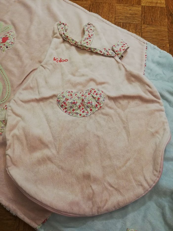 Couverture et gigoteuse kaloo rose