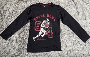 Teeshirt manches longues motif football américain - 8 ans