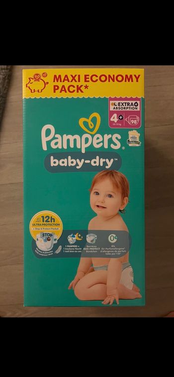 Pampers taille 4+