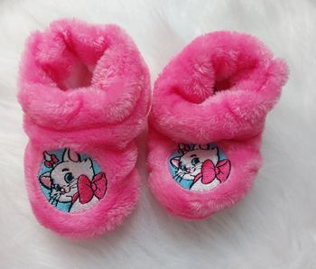 Chausson bébé moumoute