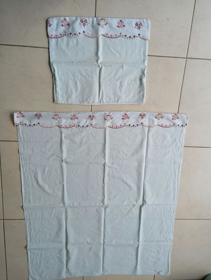 Lot Taie oreiller et drap berceau cododo - photo numéro 2