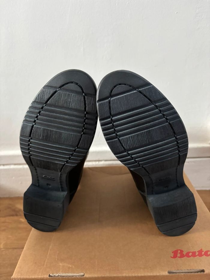 Bottines cuir anthracite femme Bata - photo numéro 9