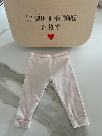 Legging rose tape à l’œil 6 mois