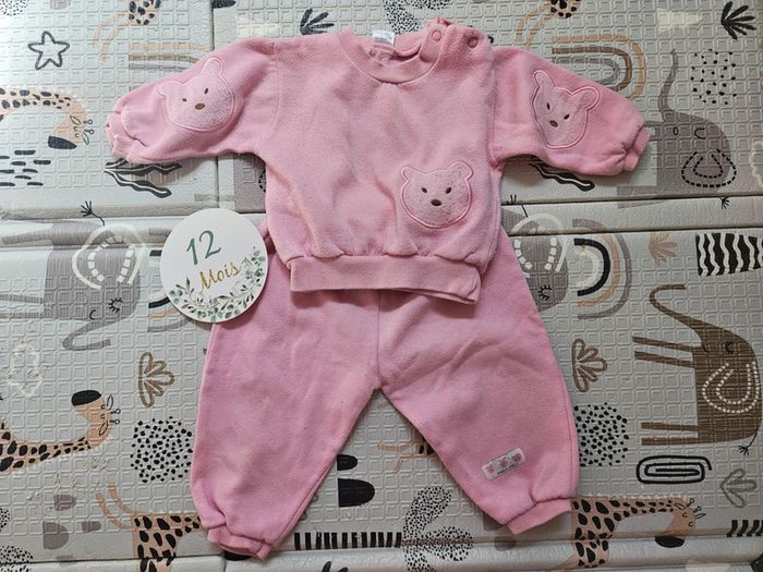 Ensemble jogging fille 12 mois