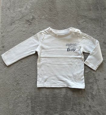 Tee-shirt manches longues - 9 mois - Vertbaudet