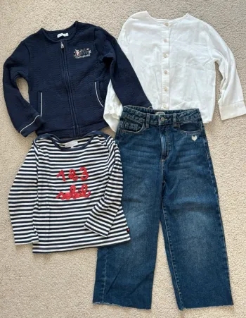 Ensemble Pack look marin/chic fille 6 ans – Zara, 1 2 3 Soleil, Lulu Castagnette, Vertbaudet