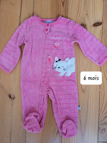 Pyjama velours (6 mois)
