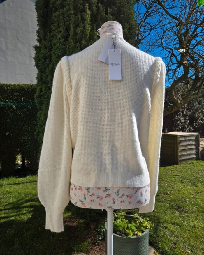 Magnifique gilet en alpaga et laine taille S/M - photo numéro 3