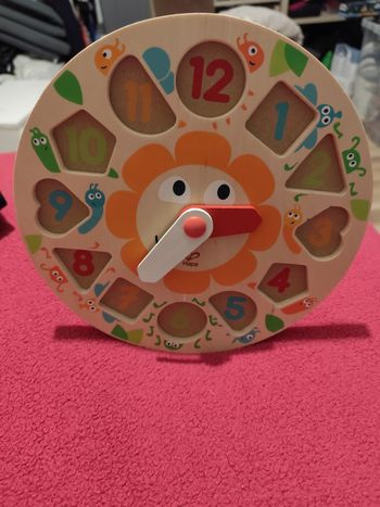 Puzzle horloge bois