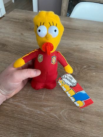 Peluche the Simpsons 20th Groening 2013 Maggie coupe du monde Espagne.
