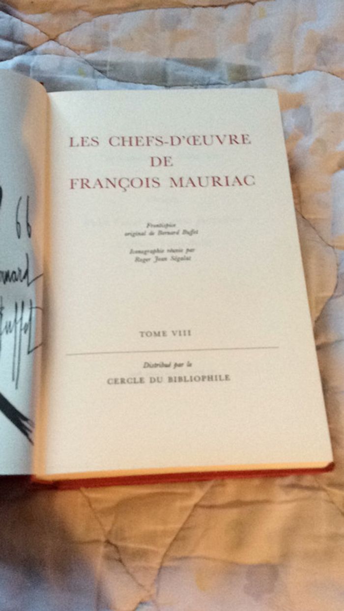 Les chefs d’œuvres de François Mauriac tome 8 - photo numéro 3