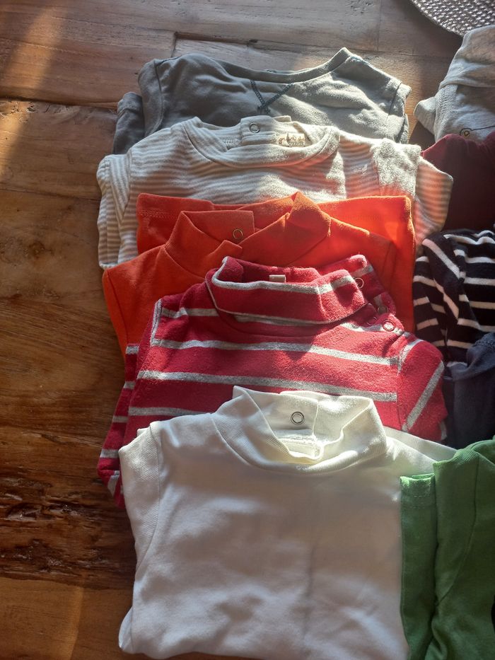 Lot de tee-shirts manches longues bébé 3 mois - photo numéro 3
